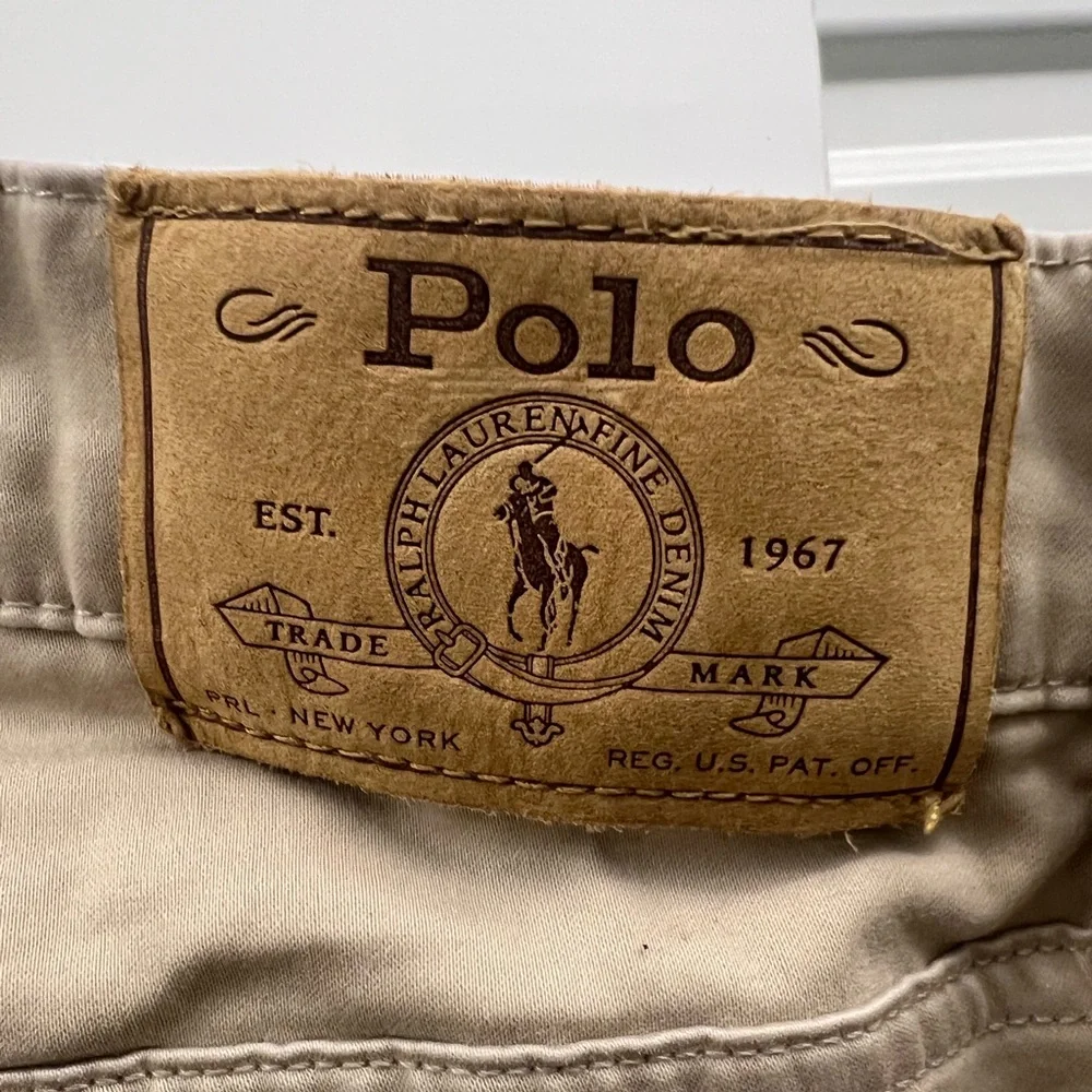 Polo by Ralph Lauren Men's Khaki Straight-Leg Chinos 32/30